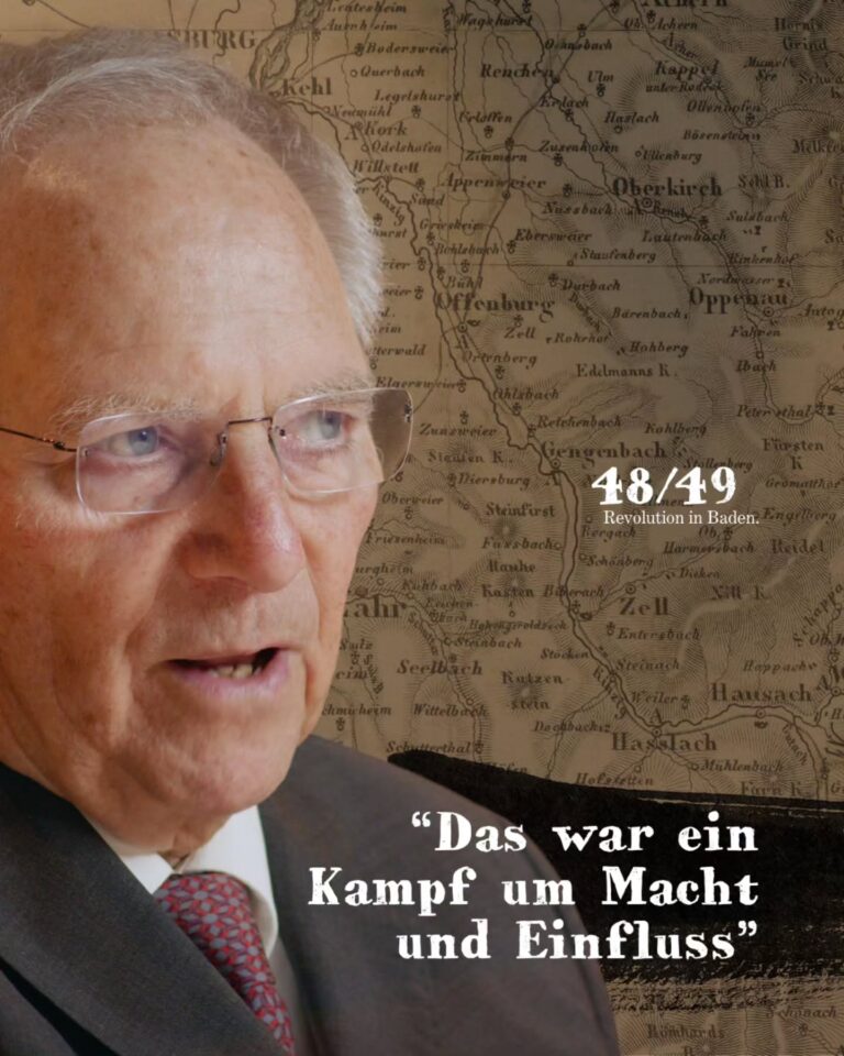 Wer heute den Wert unserer Demokratie infrage stellt, sollte wissen, was einst ihr Preis war. Ende diesen Jahres erscheint der Dokumentarfilm "48/49 - Revolution in Baden." in den Kinos unserer Region. Einen ersten Vorgeschmack auf das, was Dich erwartet, gibt es schon heute in Form des ersten...