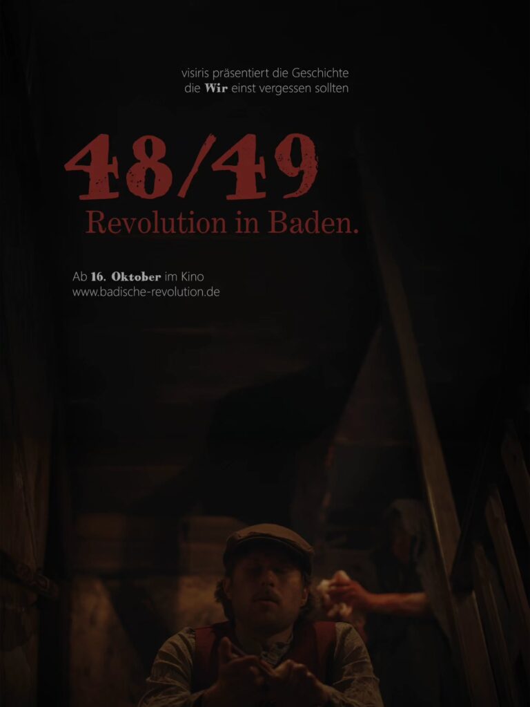 Aus einem Traum wird ein Wunsch, aus einem Wunsch wird ein Wille. 1847: 13 Forderungen 1849: 27 Hinrichtungen 2026: Was kostet Freiheit? Die badische Filmproduktion visiris präsentiert eine Geschichte, die wir einst vergessen sollten. 48/49 – Revolution in Baden. 🎬 Premiere: 16. Oktober 2026, Kino...