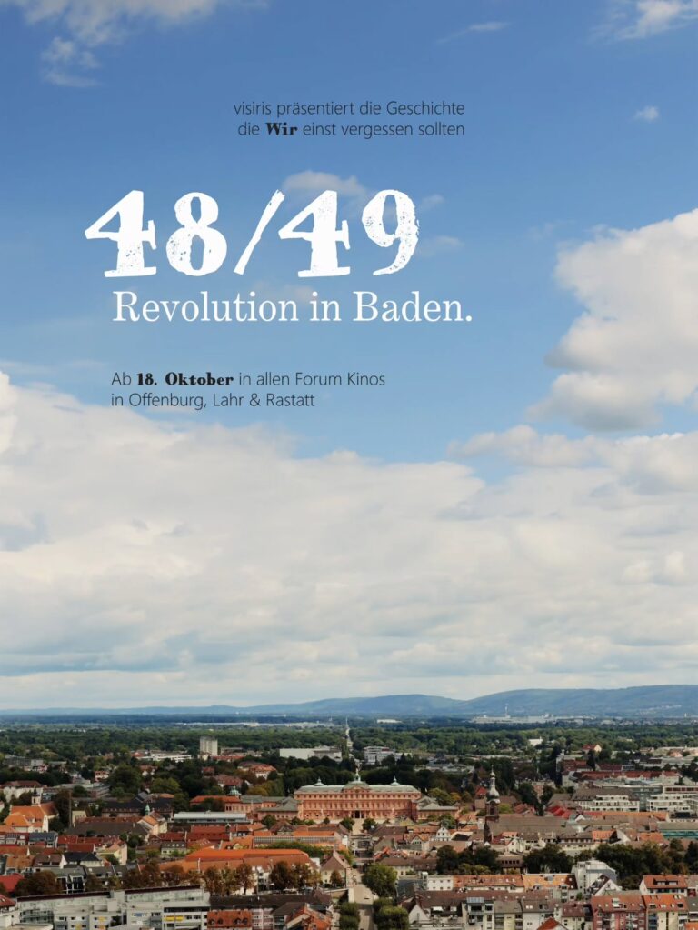In Rastatt, wo der Wille des Volkes 1849 vorerst gebrochen wurde, begann für uns die 7-jährige Produktion des Dokumentarfilmes 48/49 - Revolution in Baden. Hier fiel die erste Klappe während eines Kolloquiums zum großen Thema Gustav Struve. Moderiert wurde das Kolloquium von Dr. Clemens Rehm, der...