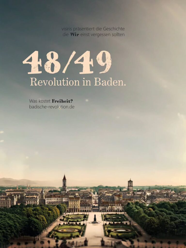 Karlsruhe - wo die Revolution ihren Höhepunkt fand Hier, in der Residenzstadt des Großherzogs, entschied sich 1849 das Schicksal der Bewegung. Im Ständehaus tagte die liberalste Volksvertretung Deutschlands - im ersten eigens errichteten Parlamentsgebäude des Landes. Und im Schloss residierte...