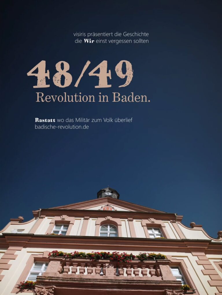 Der Schwur vom Rathaus-Balkon Manche Orte tragen Geschichte in sich und der Balkon des Rastatter Rathauses ist einer dieser Orte. Genau hier haben wir für „48/49" gedreht, denn an dieser Stelle geschah im Mai 1849 etwas Außergewöhnliches. Wenige Tage zuvor hatten sich in der Bundesfestung Rastatt...