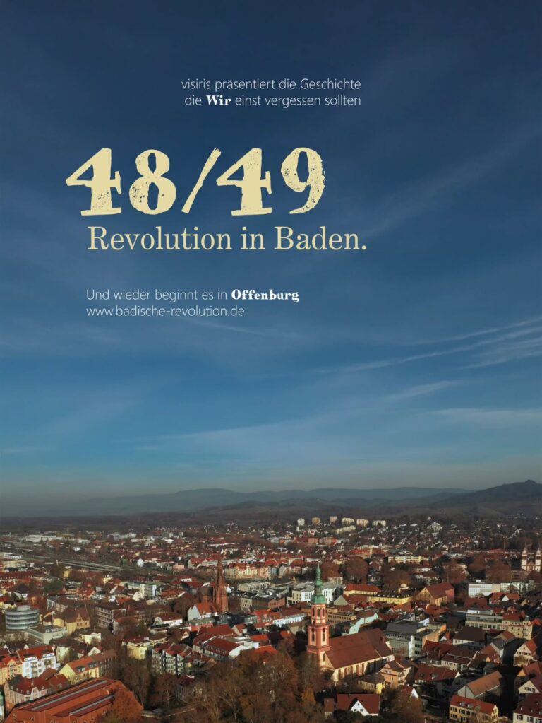 Und wieder beginnt es in Offenburg Es könnte keinen passenderen Ort geben: Unsere Premiere findet in Offenburg statt - der Stadt, in der die Geschichte der Badischen Revolution ihren Anfang nahm. Mit der Verlesung der 13 Forderungen des Volkes durch Friedrich Hecker und Gustav Struve wurde hier...