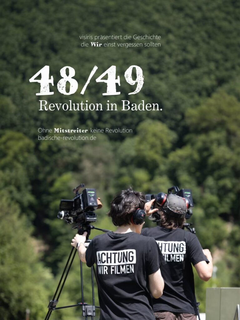 Ohne Mitstreiter keine Revolution Auch die Produktionsgeschichte dieses Films ist eine große. In den letzten sieben Jahren halfen unzählige Menschen hinter der Kamera mit, die Geschichte der Badischen Revolution wieder zum Leben zu erwecken. Allen voran das visiris-Filmteam von damals und heute:...