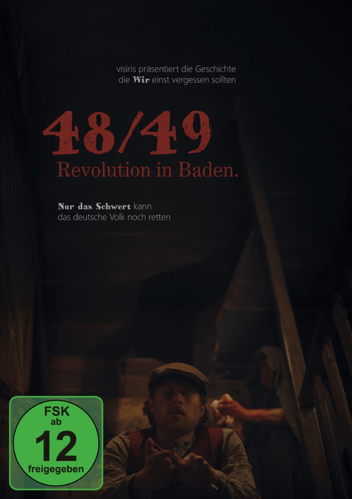 Kinoplakat zum Dokumentarfilm „48/49 - Revolution in Baden.“